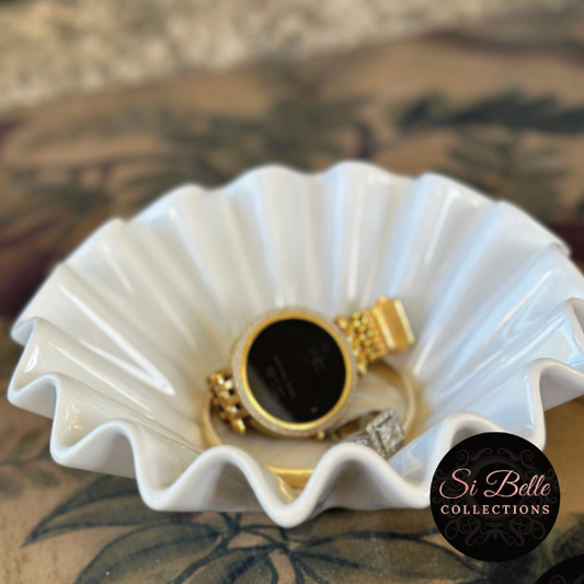 si belle collections Serene Wave Ceramic Bowl jewellery