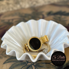 si belle collections Serene Wave Ceramic Bowl jewellery