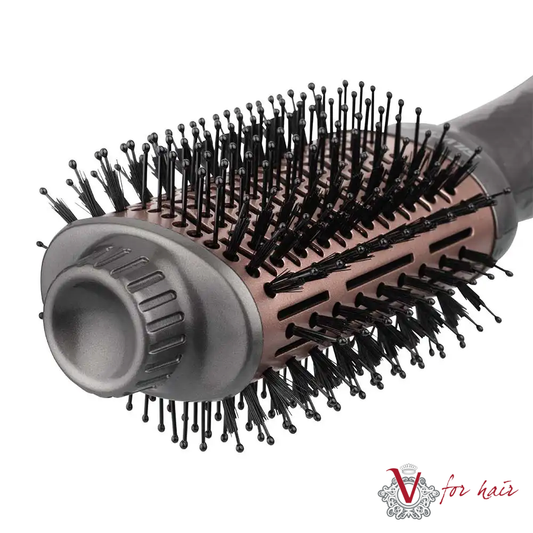 Platinum Oval Hot Air Brush Medium 58mm close up
