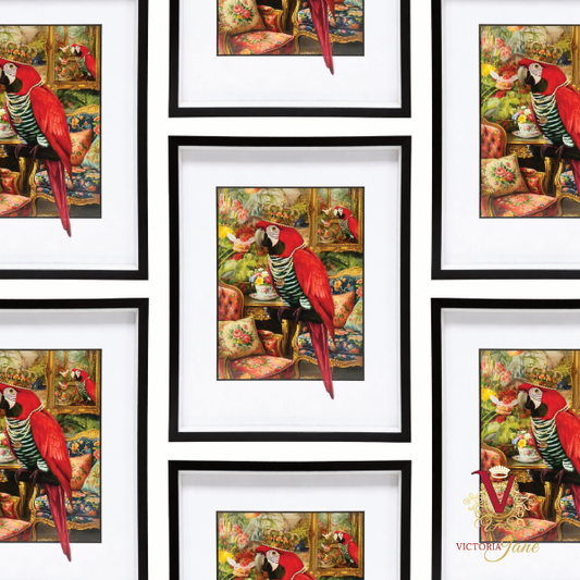 Sir Percival Featherington Box Framed Art repeated