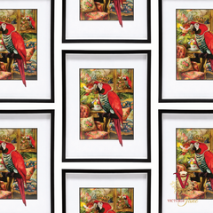 Sir Percival Featherington Box Framed Art repeated