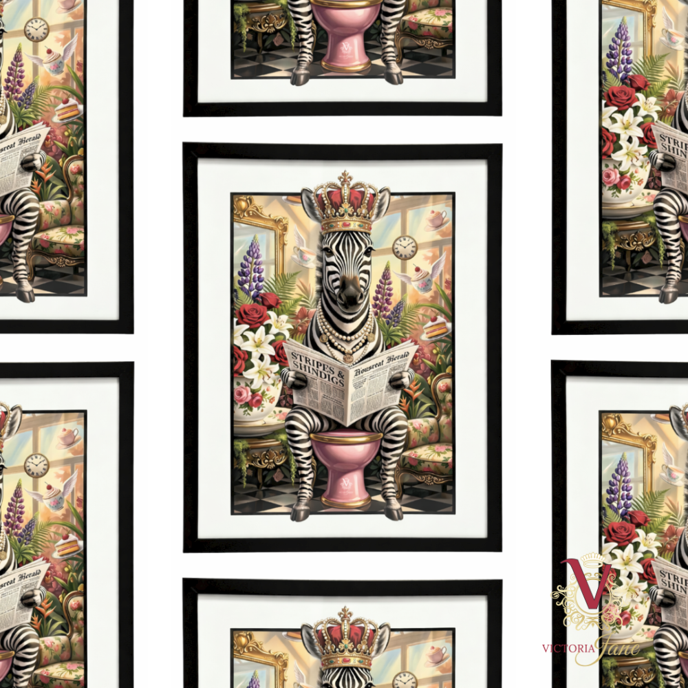 Sir Stripewell’s Private Affairs Framed Art repeated