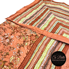 Soft Terracotta Quilt edge