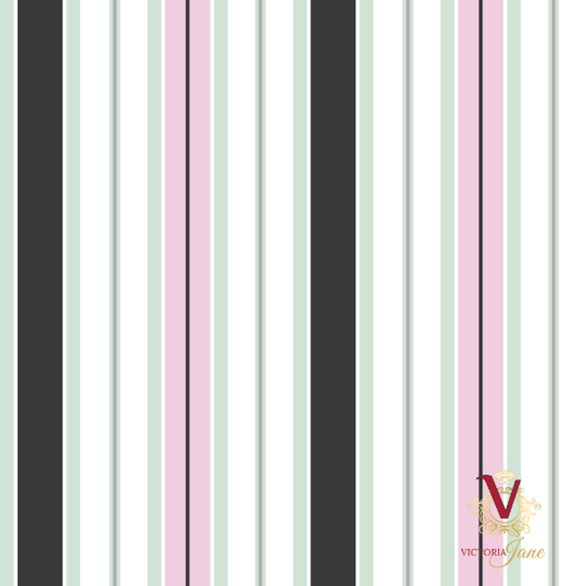 Striped Blush Wallpaper victoria jane