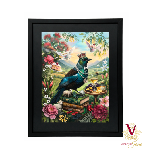 The Alpine Tūī Framed Art