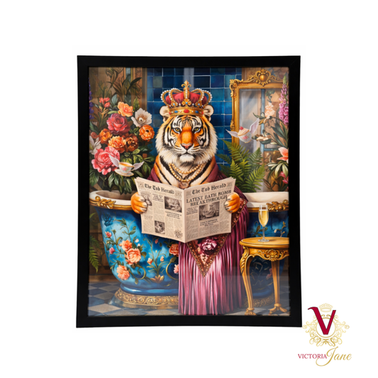 The Bathing Empress Framed Art