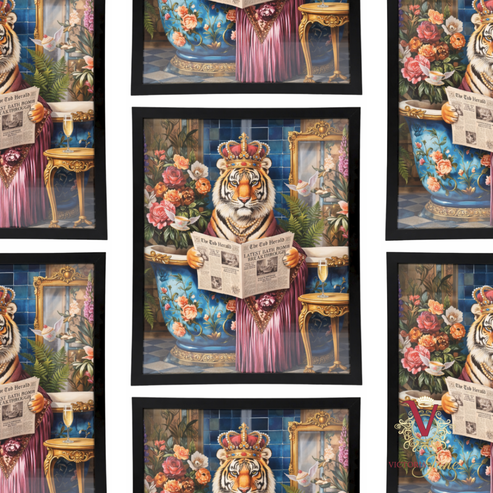 The Bathing Empress Framed Art repeated
