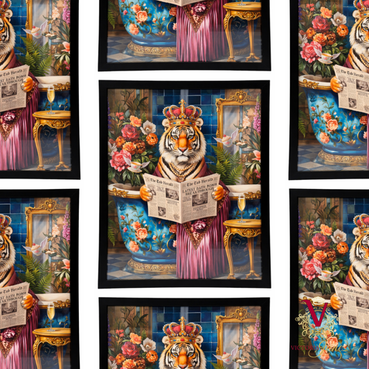 The Bathing Empress Framed Art repeated