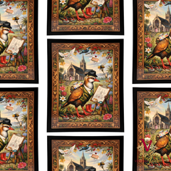 The Curious Scholar Framed Art repeated