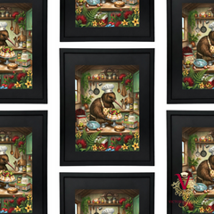 The Pavlova Baker Framed Art repeated