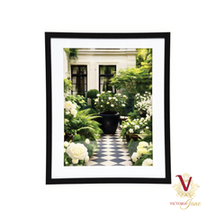 The Secret Garden Mat Framed Art