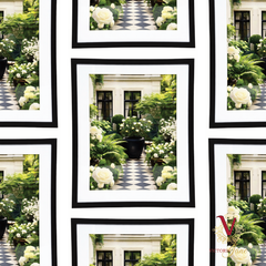 The Secret Garden Mat Framed Art repeated