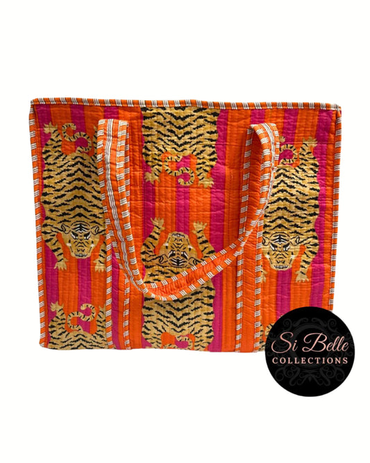 Tibetan Tiger Designer Tote