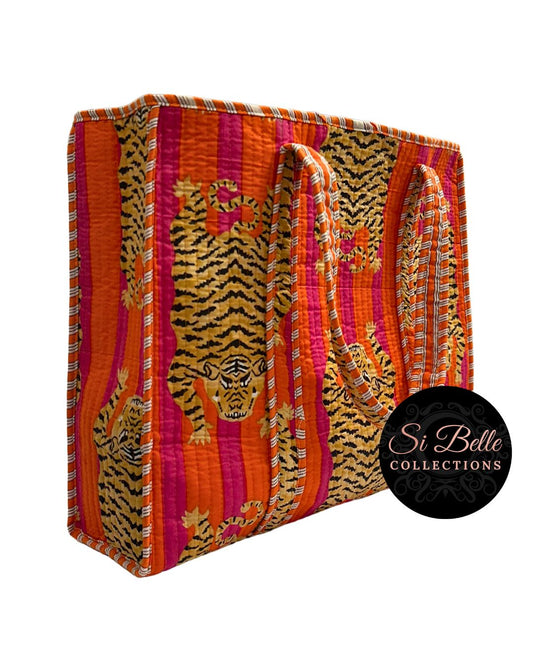 Tibetan Tiger Designer Tote