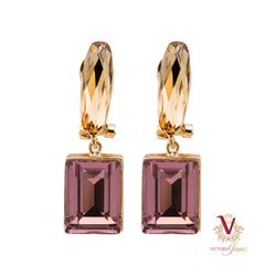 Amethyst Earrings victoria jane front