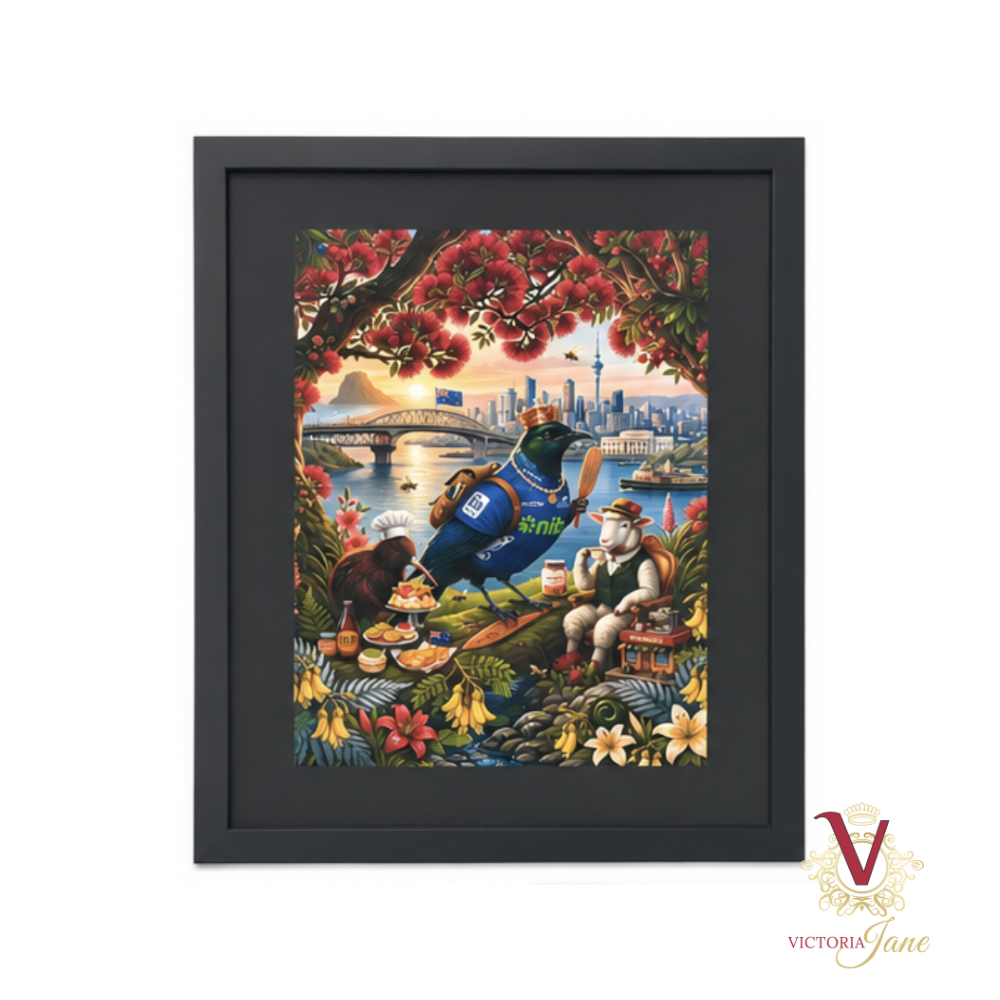 Auckland Kiwiana Print