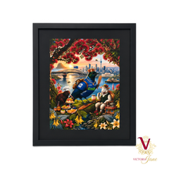 Auckland Kiwiana Framed Art