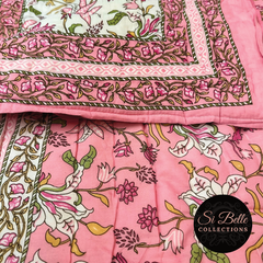 Baby Pink Quilt edges