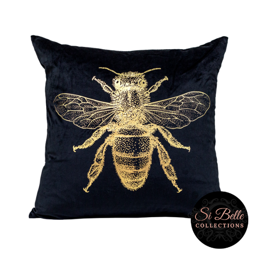 si belle collections Bee Dazzled Cushion front 