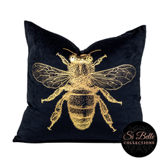 si belle collections Bee Dazzled Cushion front chopped staged