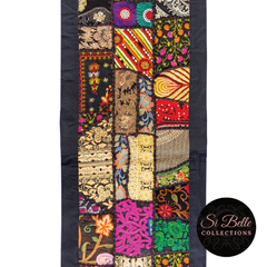 si belle collections Black Table Runner middle photo