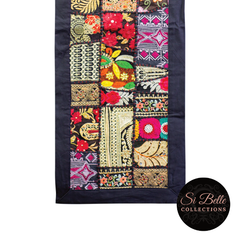 si belle collections Black Table Runner bottom photo