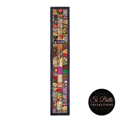si belle collections Black Table Runner
