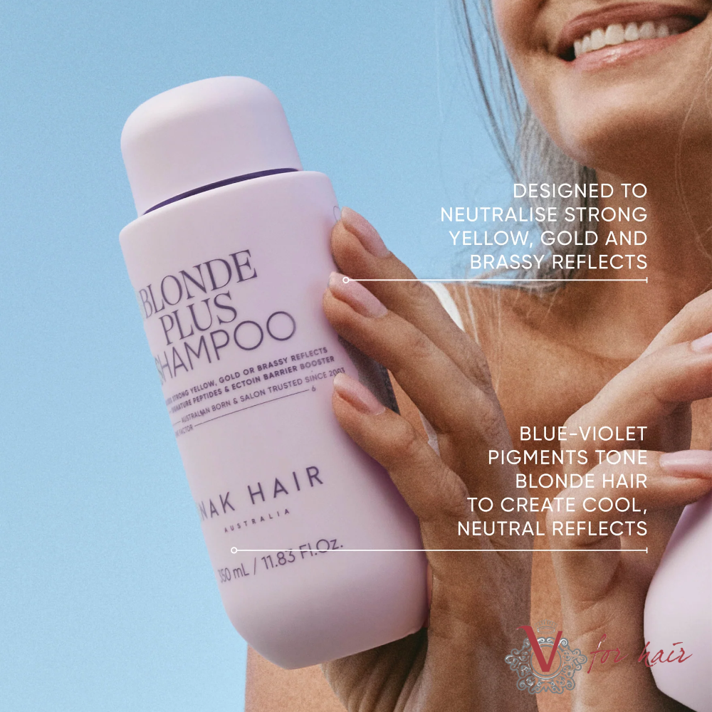 NAK - Blonde Plus Shampoo - 2 Sizes Available benefits