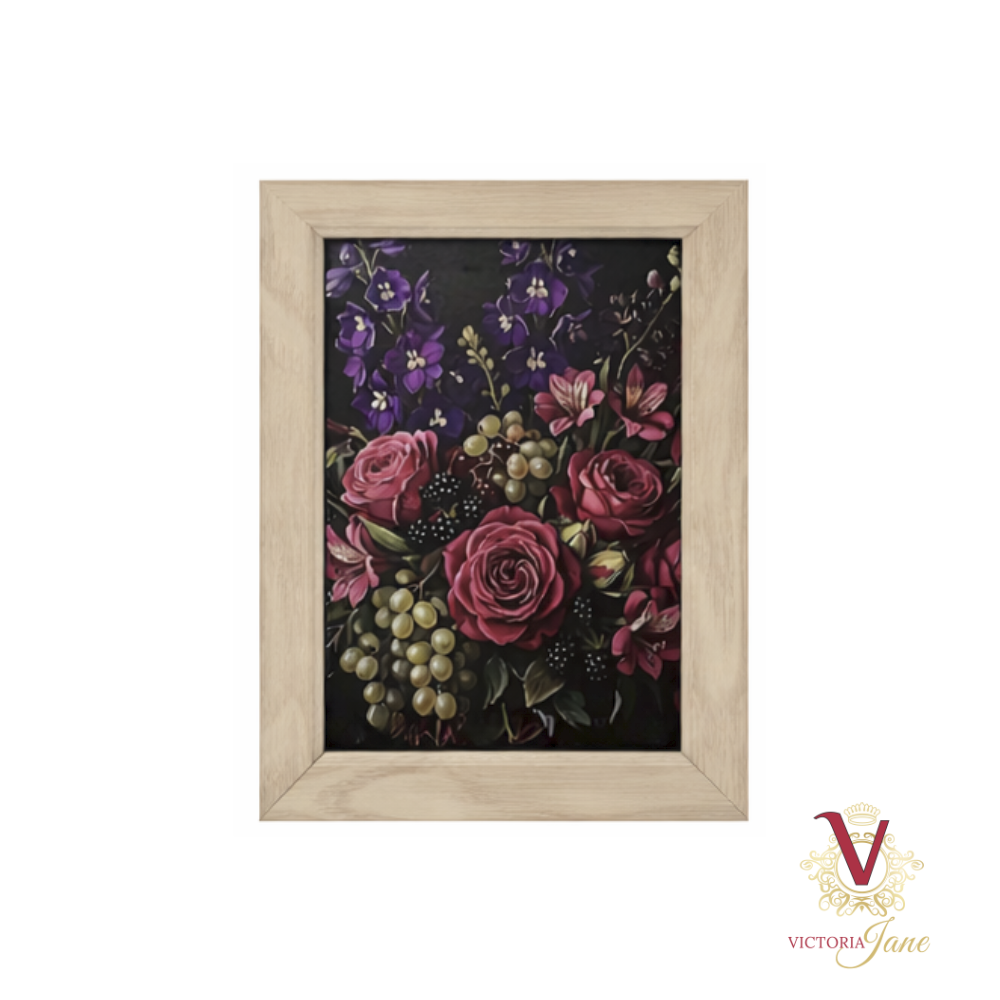 Bloom Gift Card Set rose grapes lavender