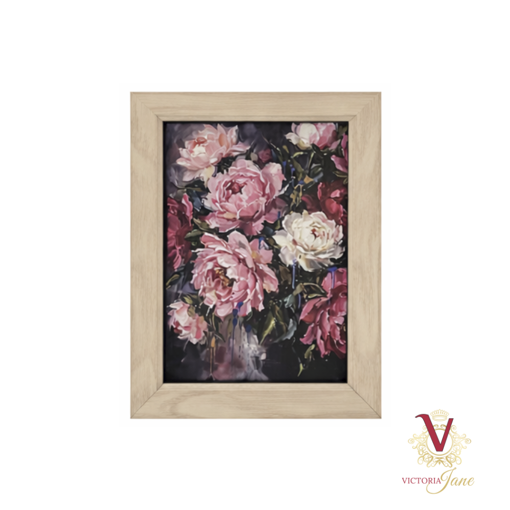Bloom Gift Card Set pink white watercolour