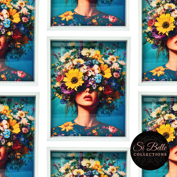 Bloom Crown Framed Art repeated