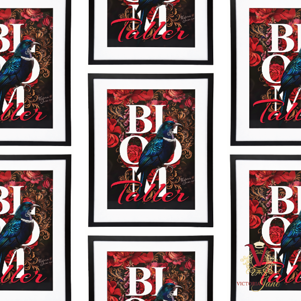 Bloom Taller Framed Art victoria jane repeated