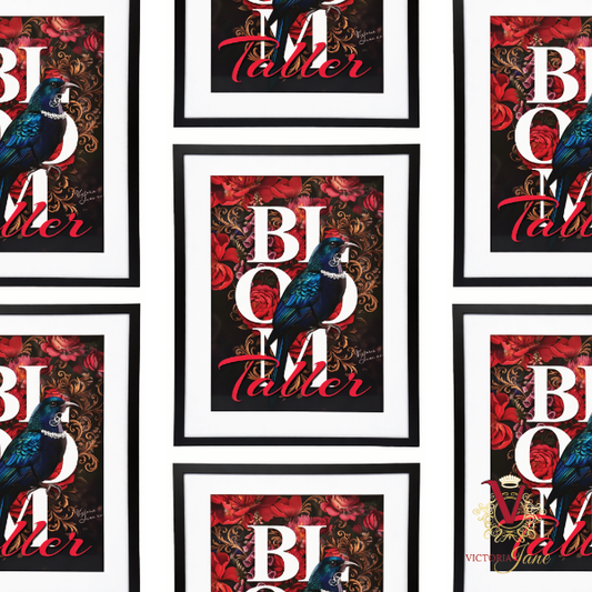 Bloom Taller Framed Art victoria jane repeated