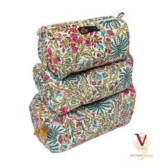 Blossom Beauty Pouch Bag Set stacked