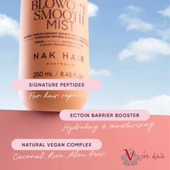 NAK - Blowout Smooth Mist - 250ml ingredients