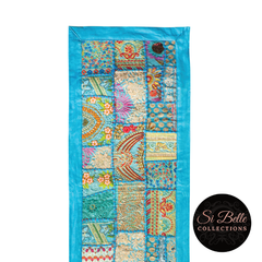 si belle collections turquoise blue Table Runner  top