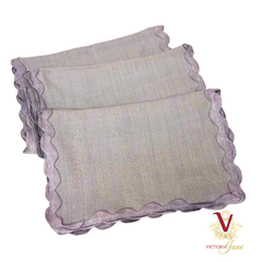 Blue Grey Linen Table Runner