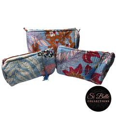 si belle collections Blue Tropics Toilet Bag Set