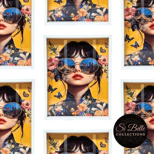 Butterfly Dreams Framed Art repeated