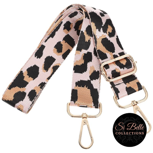 Si Belle  - Champagne Leopard Bag Strap