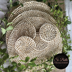 rattan coasters and placemats