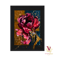 Crimson Muse Framed Art