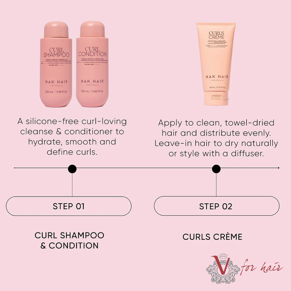 NAK - Curl Conditioner - 350ml routine