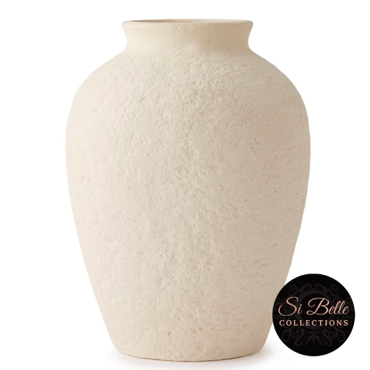 si belle collections Earthenware Artisan Urn Vase