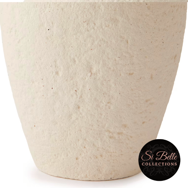 si belle collections Earthenware Artisan Urn Vase close up