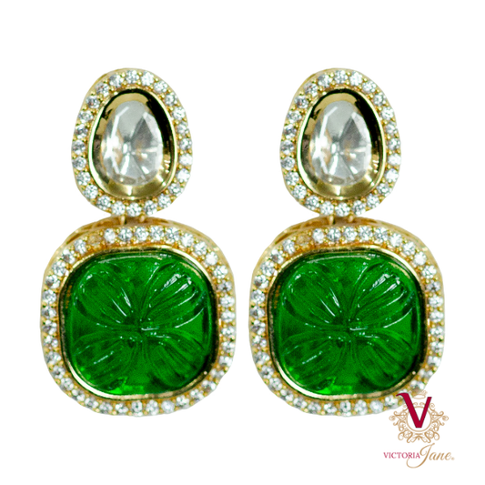 victoria jane emerald elegance earrings