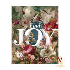 Find Joy Framed Edge Art victoria jane close up detailed