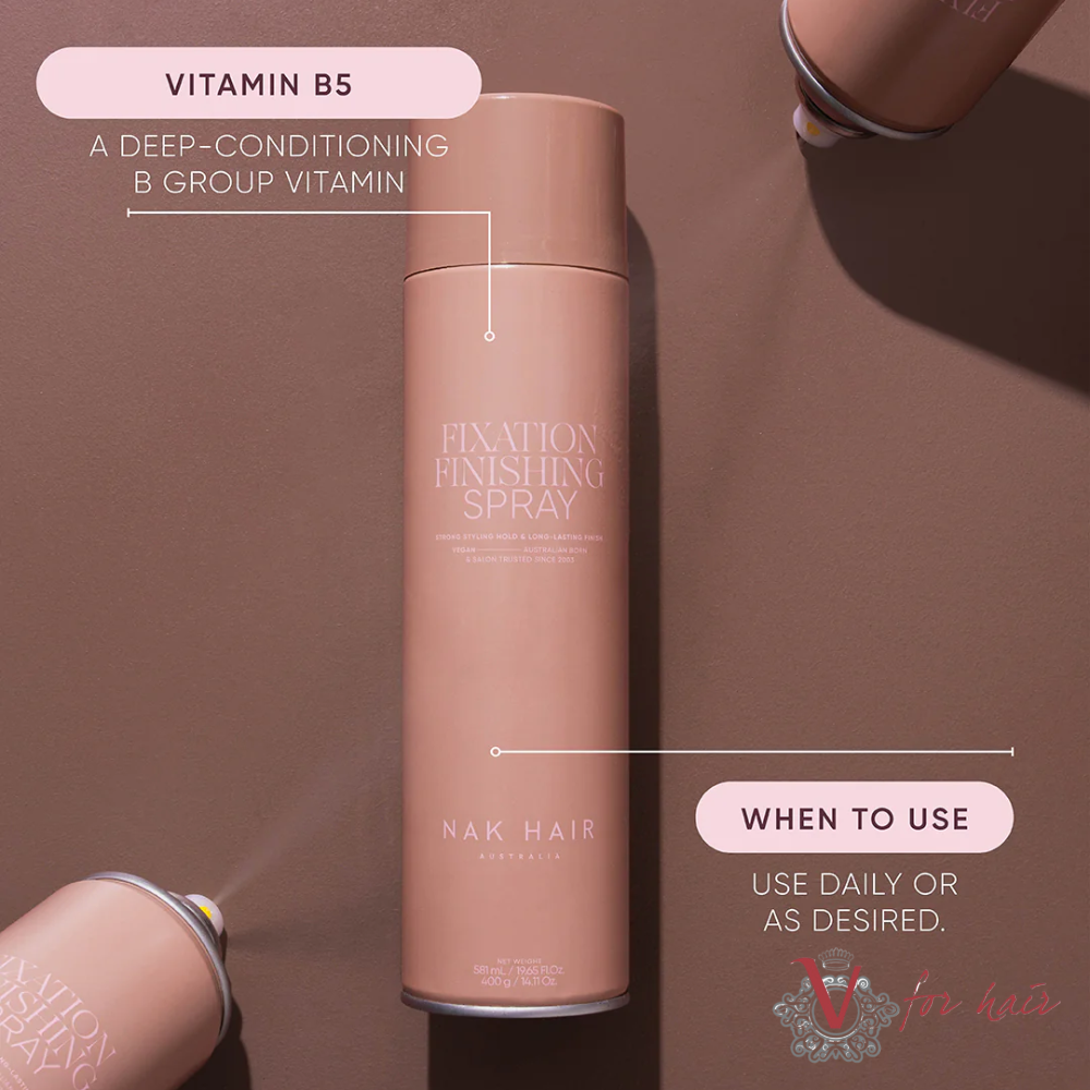 NAK - Fixation Finishing Spray - 400g facts