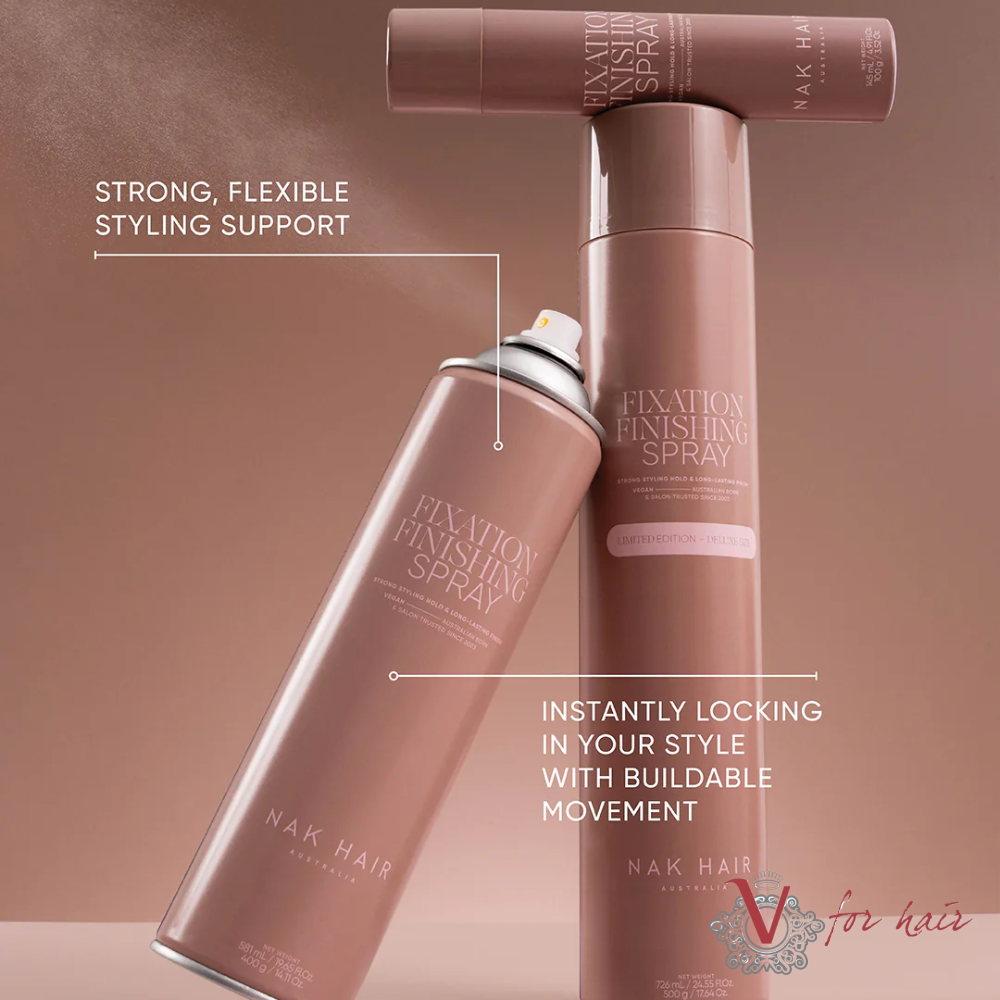 NAK - Fixation Finishing Spray - 400g benefits