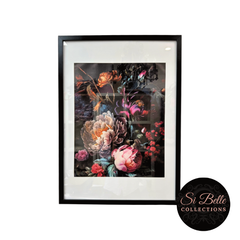 si belle collections Floral Fun Framed Art